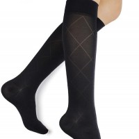 Rejuva Sheer Knee Highs - Sheer Diamond thumbnail